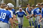 Softball vs Emerson 1  Wheaton College Softball vs Emerson in game 1 of a doubleheader. - Photo By: KEITH NORDSTROM : Wheaton, Softball